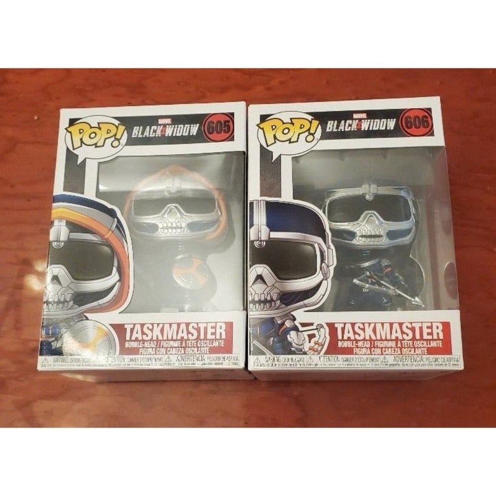 Black Widow TaskMaster‎ Funko Pops 605/6